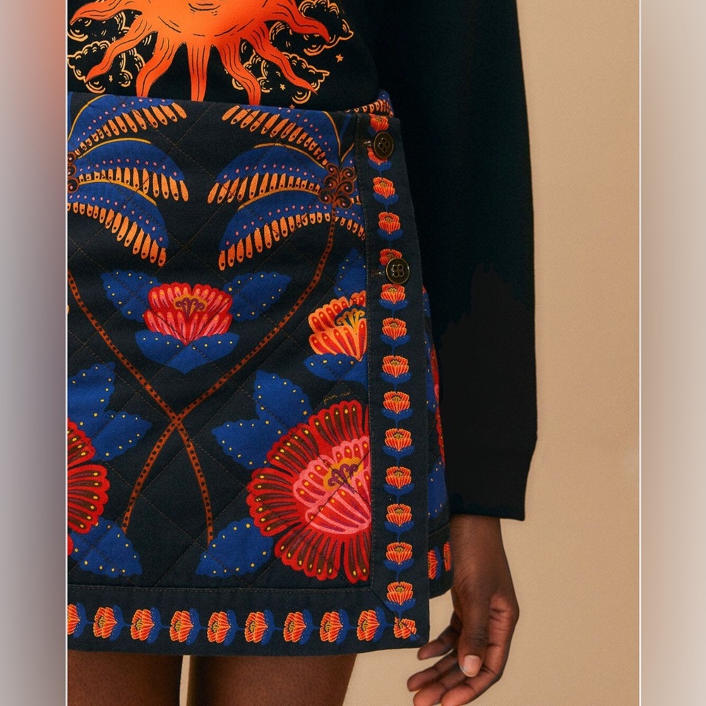 FARM Rio Colorful Embroidered Mini Skirt - Picture 6 of 9